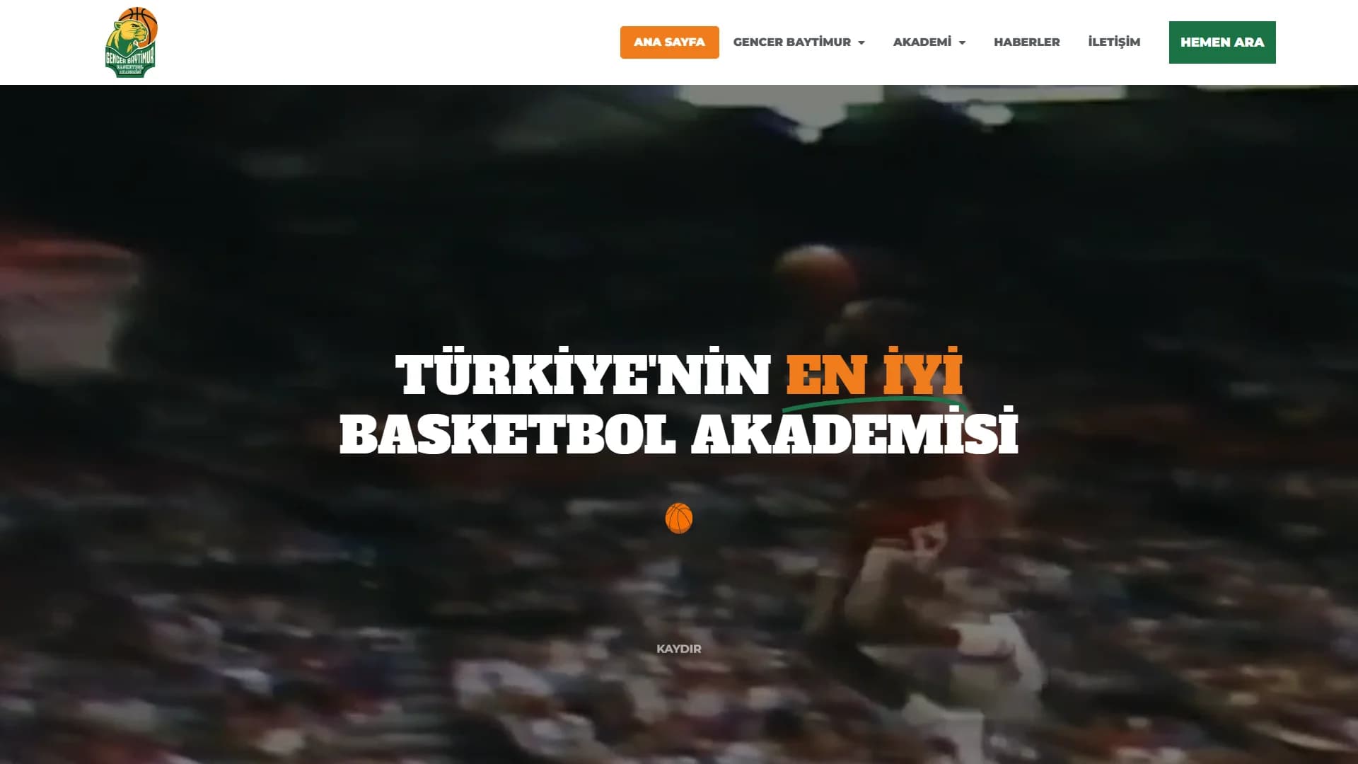 A digital home for a leading basketball academy: Gencer Baytimur.