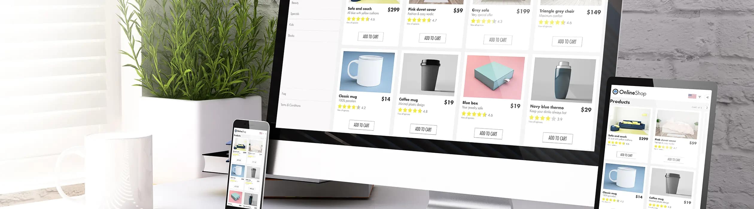 What is an online shop?