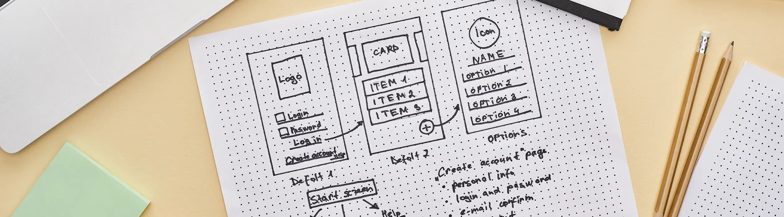 How should the website design be?